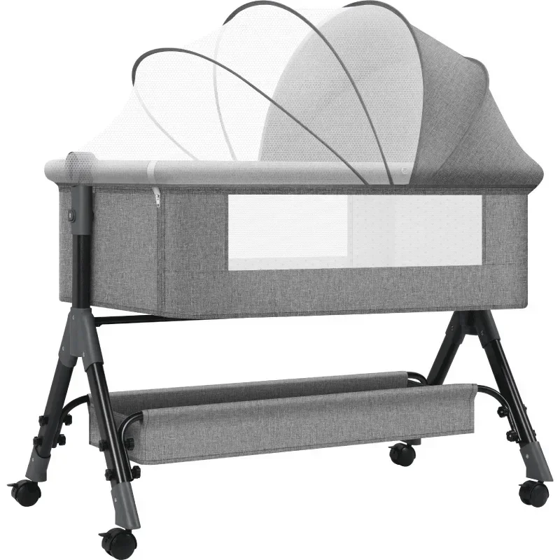 折りたたみ式で移動可能なスプライシングベビーベッド,多機能ク - Baby Nursery Trolley のレビューと価格